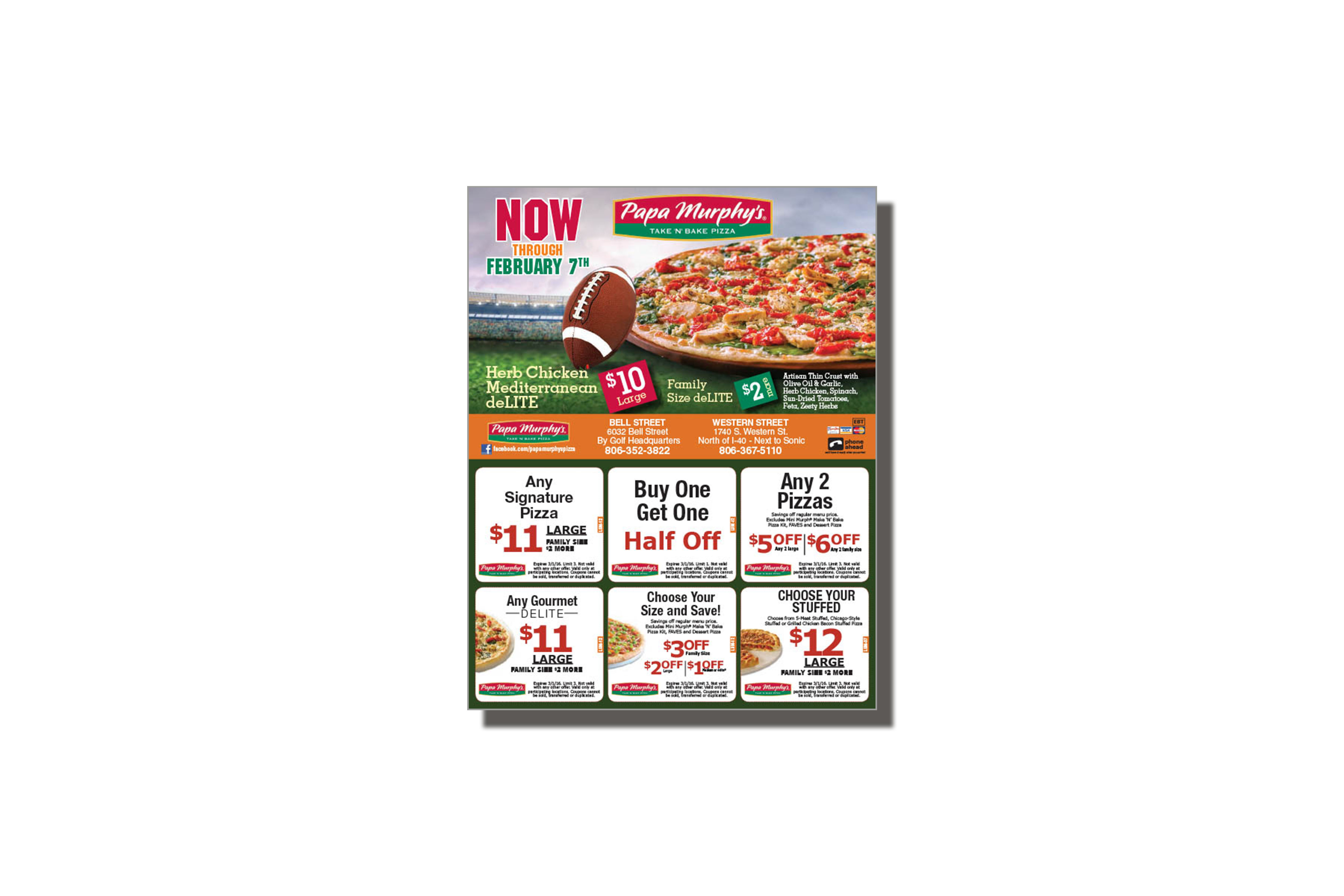 Papa Murphy’s Pizza_Direct Mail Ads_Artboard Layout